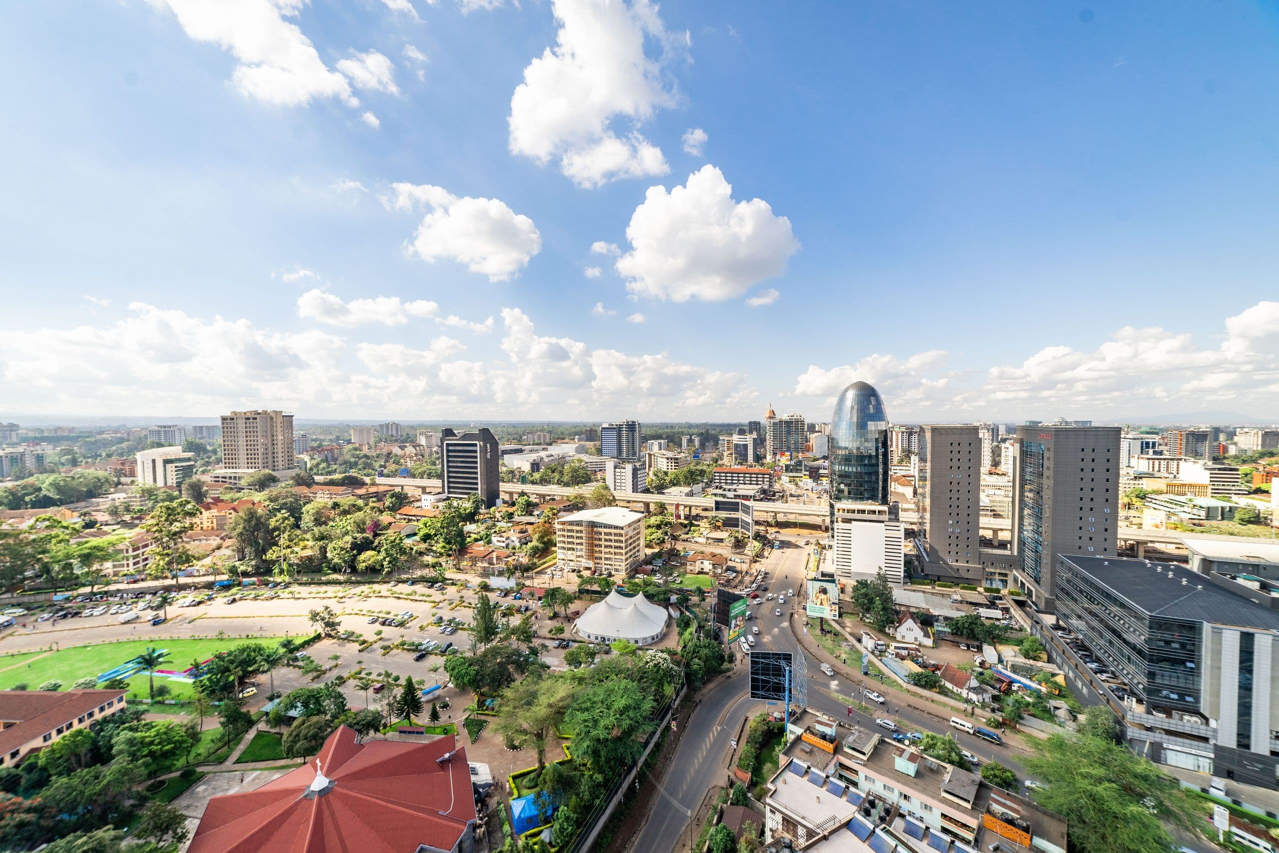 Nairobi city skyline